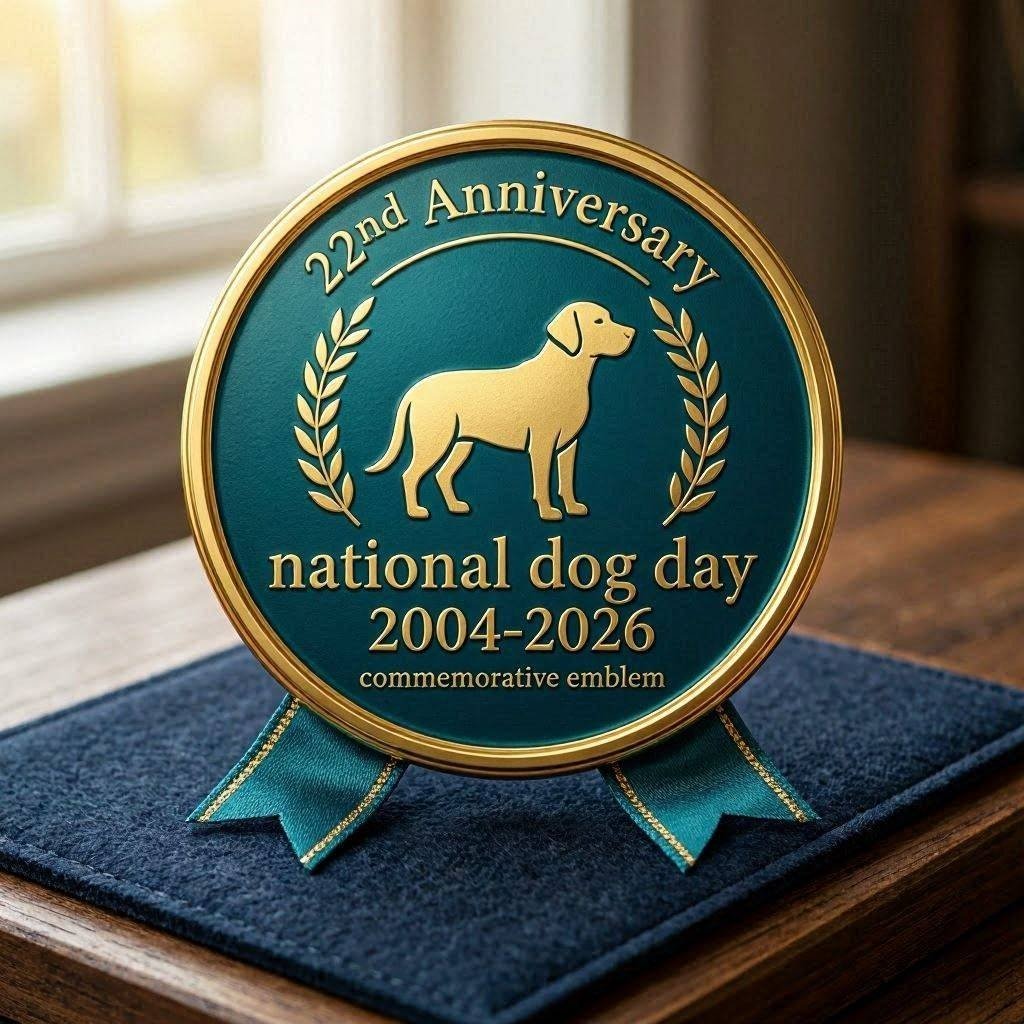 22nd anniversary commemorative badge 2004-2026