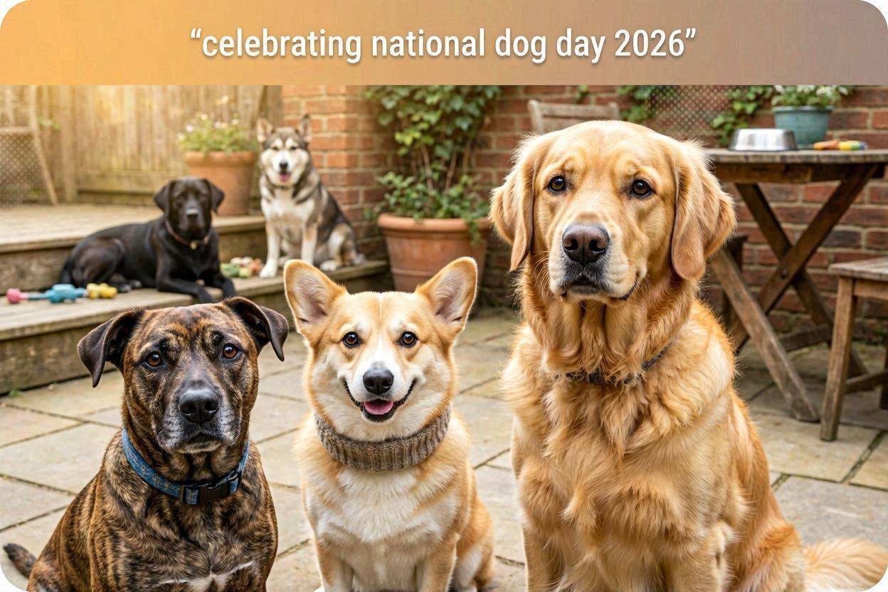 Facebook cover National Dog Day 2026 banner