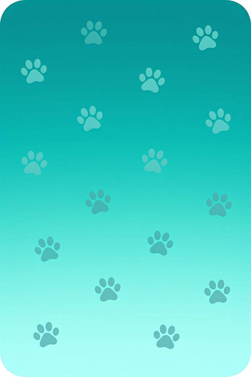 Minimalist paw print pattern phone wallpaper