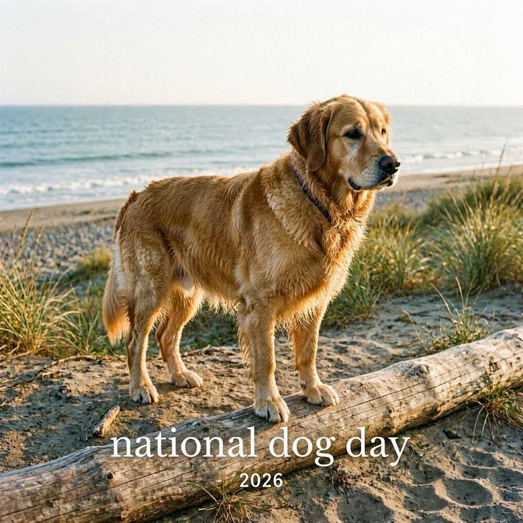 X Twitter header National Dog Day 2026 banner